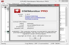 CPUID HWMonitor Pro 1.92 With Crack [Updated] 2022 Free Download