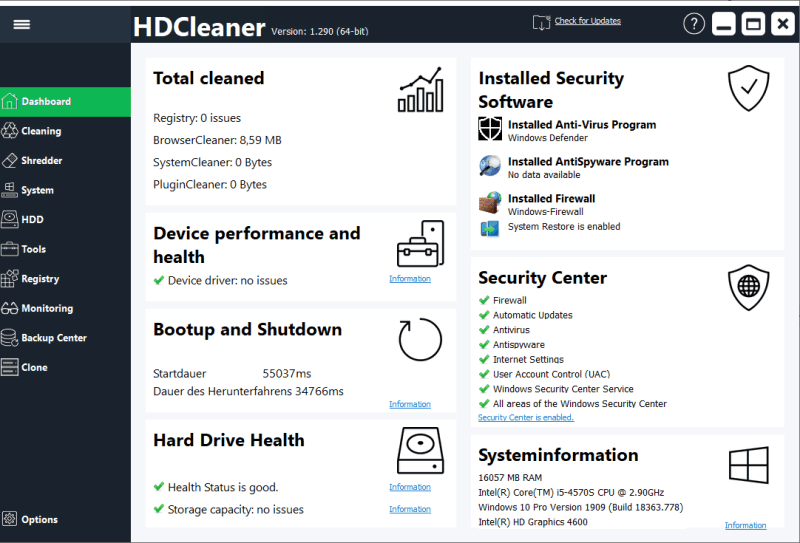 HDCleaner 3.201 With (100% Working) Product Key 2023